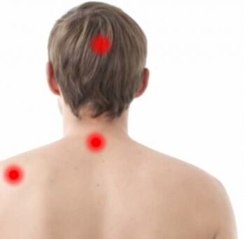 Foyers de l'ostéochondrose