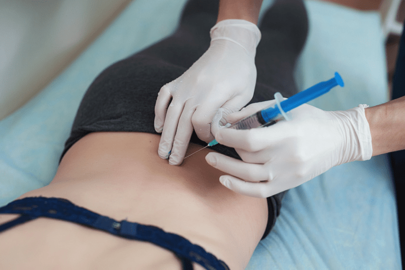 blocus dans l'ostéochondrose lombaire